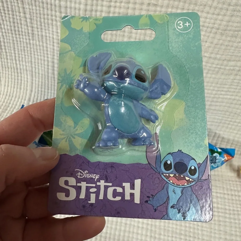 Disney Stitch Figure + Kids Puzzle Lot Peppa Pig Blue's Clues & You Party Favors